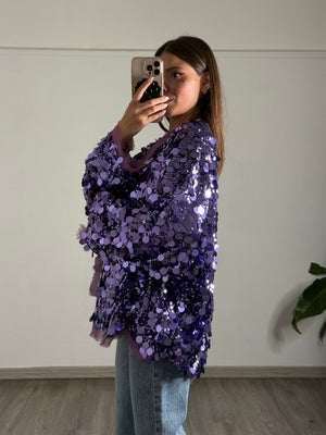 Giacca Incrocio Paillettes (37407)