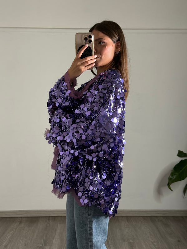 Giacca Incrocio Paillettes (37407)