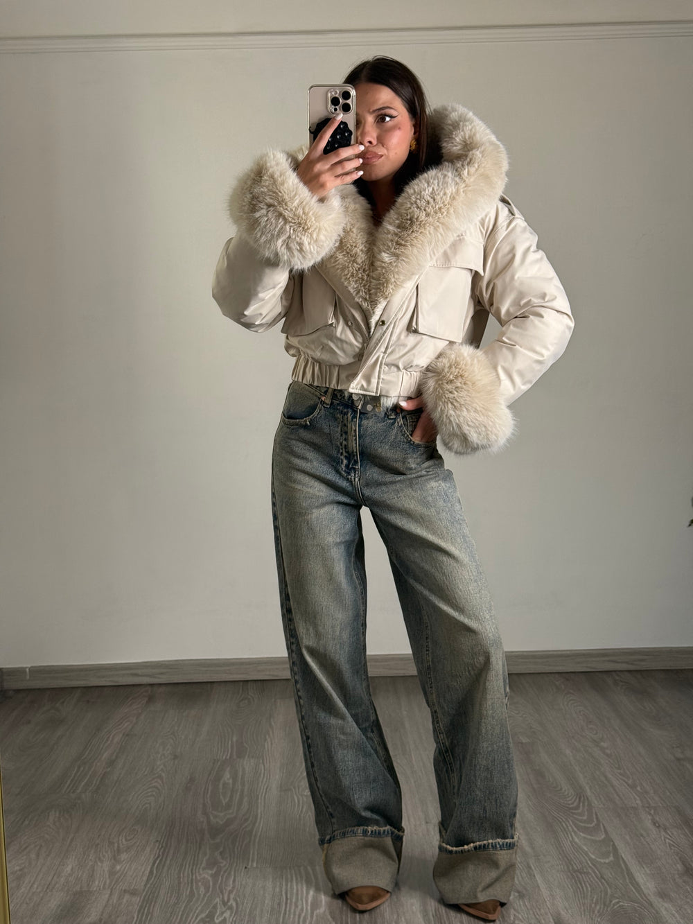 Jeans con piegone (H3973)