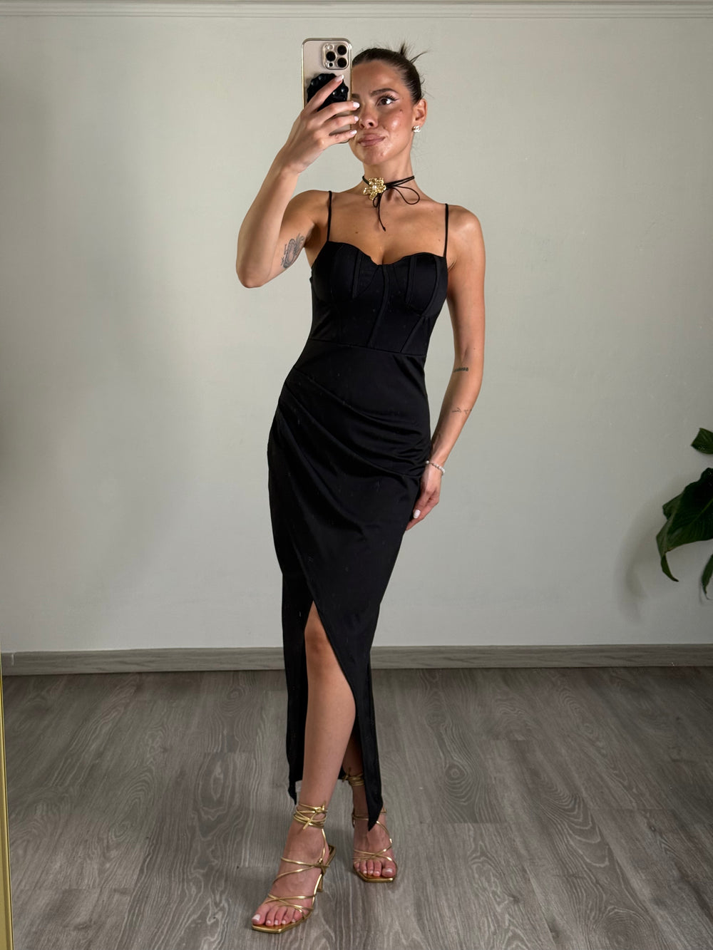 Abito Long Cut (43093)