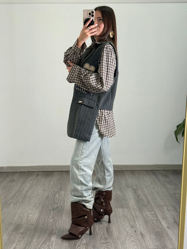 Giacca Con Camicia (K925)