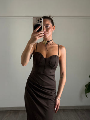 Abito Long Cut (43093)