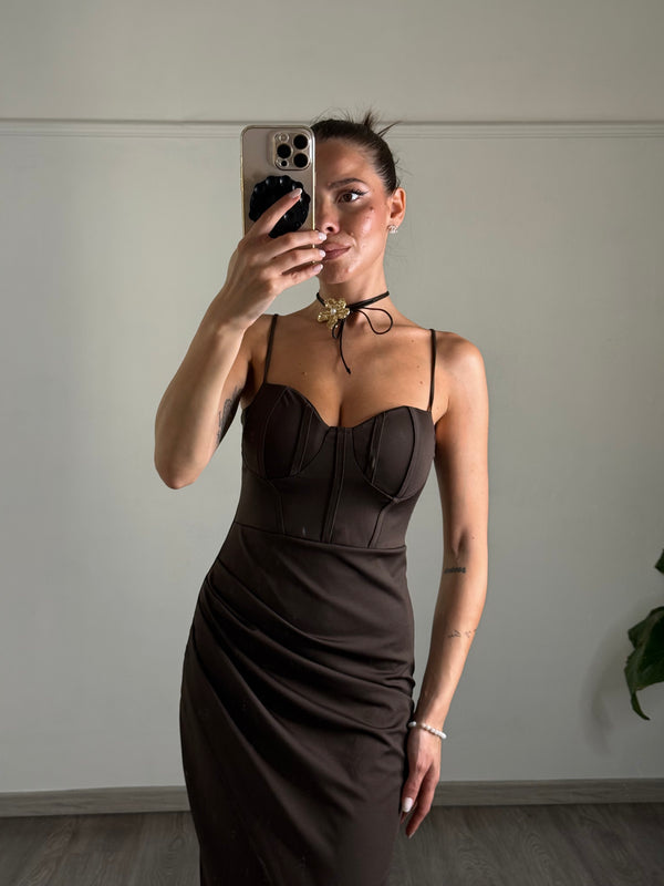 Abito Long Cut (43093)