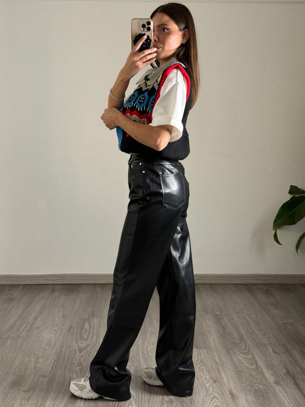 Pantaloni Ecopelle (VS19133A)