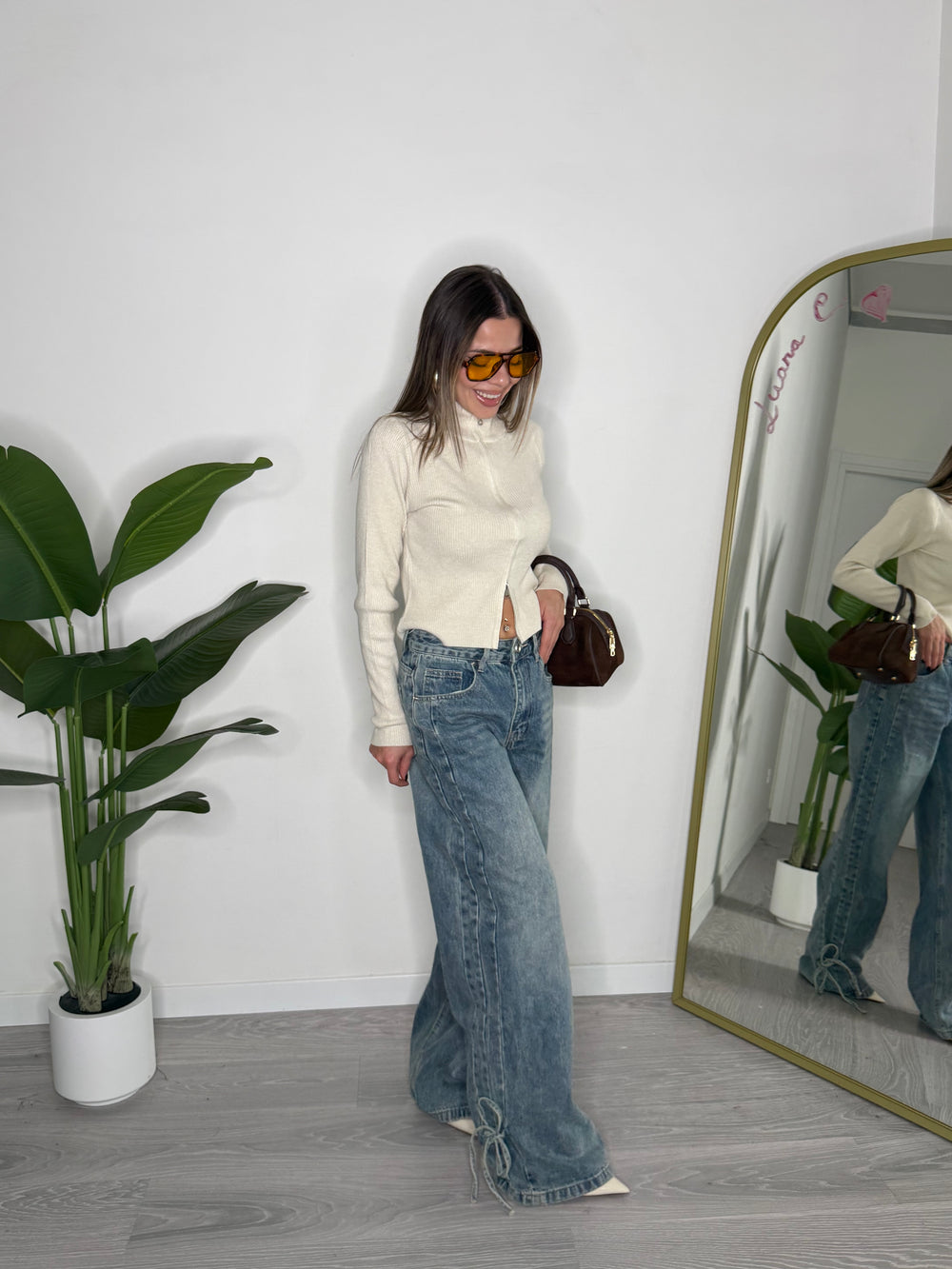 Jeans Lace Up (3584)