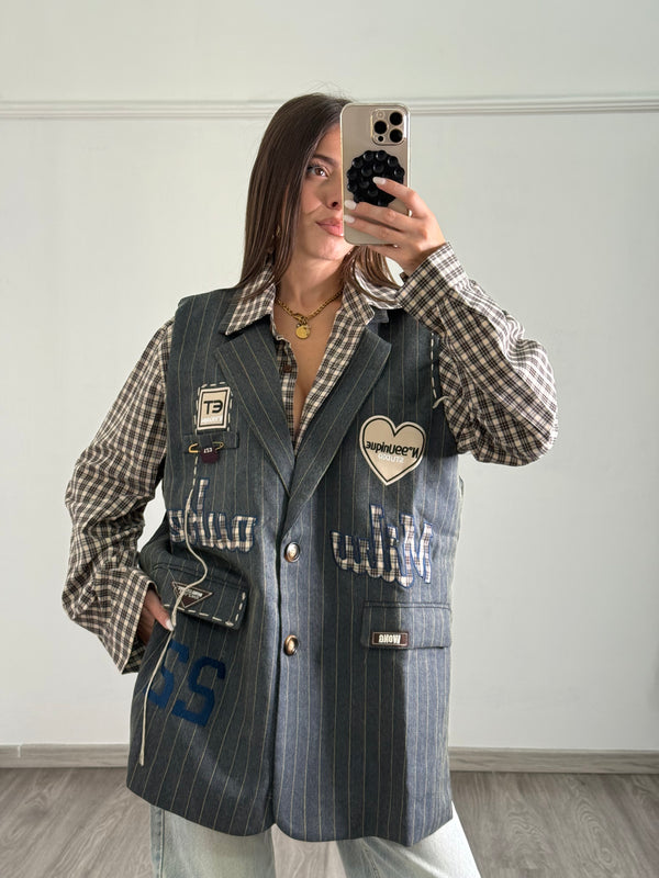 Giacca Con Camicia (K925)